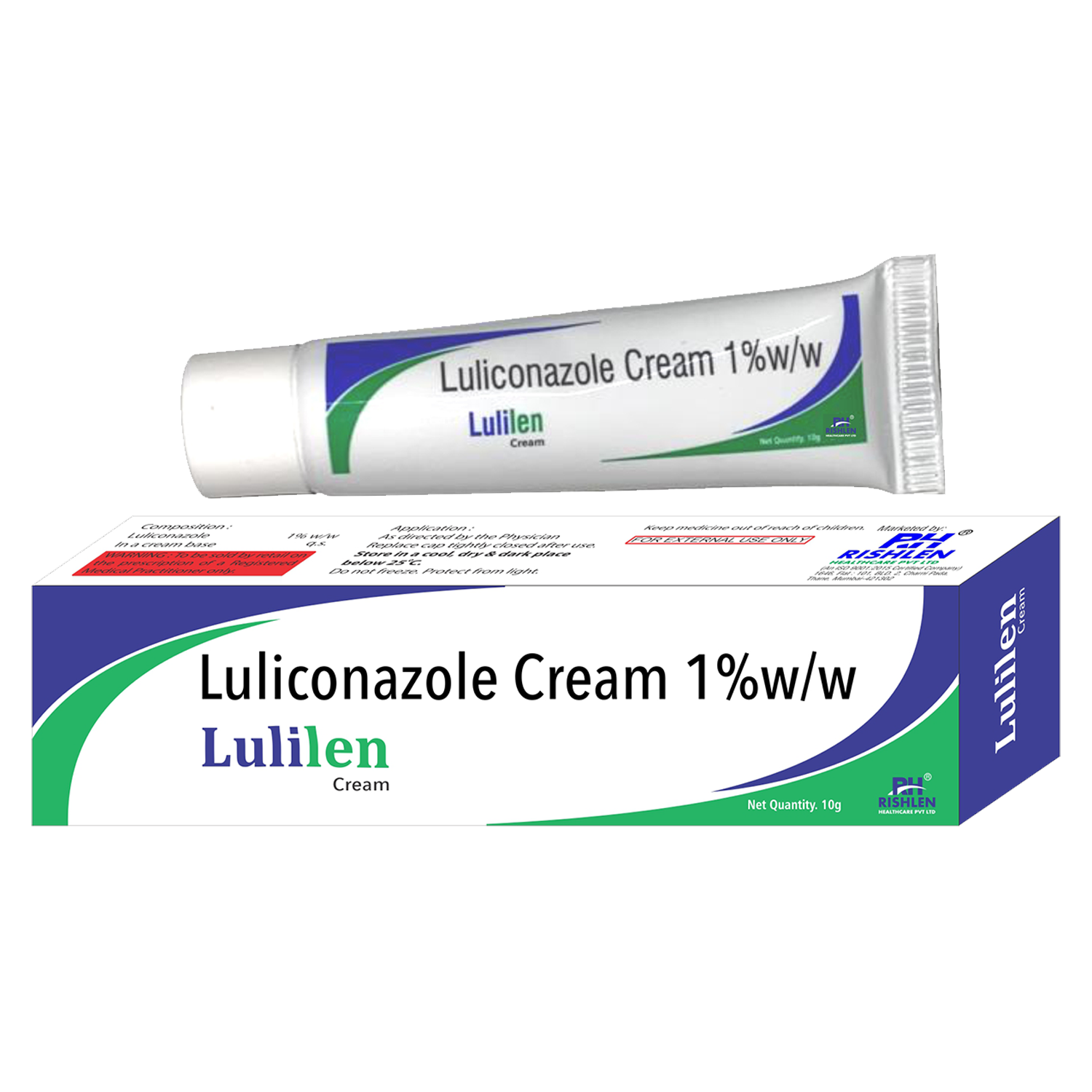Lulilen, lulifin, Luliconazole 10gm Cream / Lotion / Soap, Lulilen, Lulifin