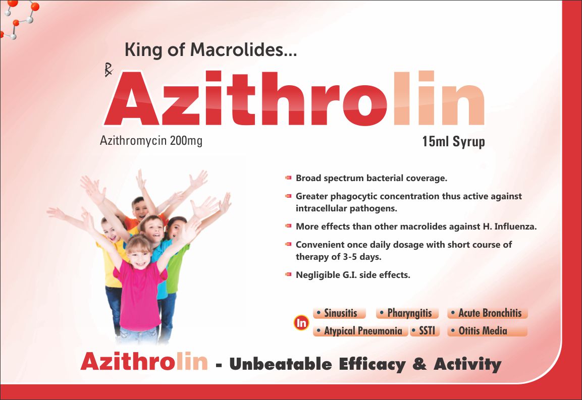 AZITHROLIN 200, Azithrolin, AZITHRAL 200, azithral, Azithromycin 200mg
